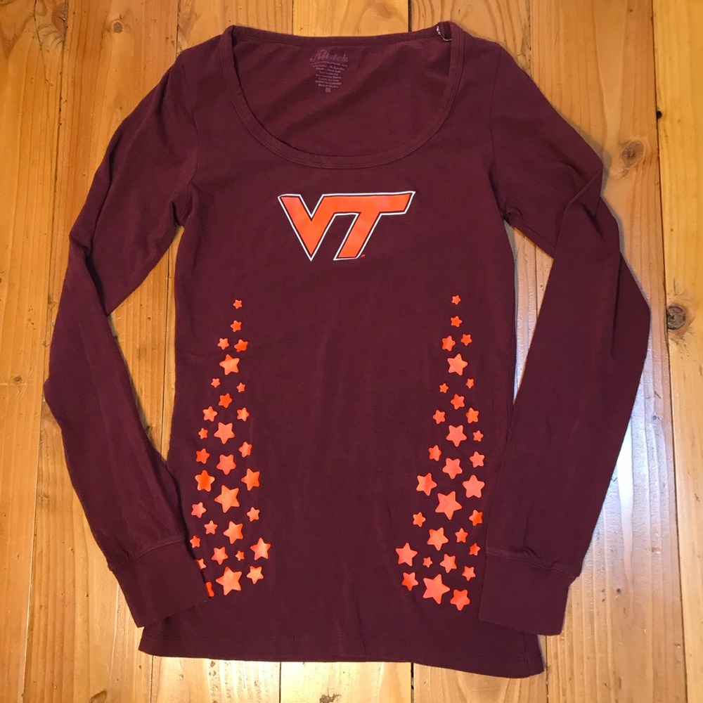 Virginia Tech Long Sleeve Tee Size Medium